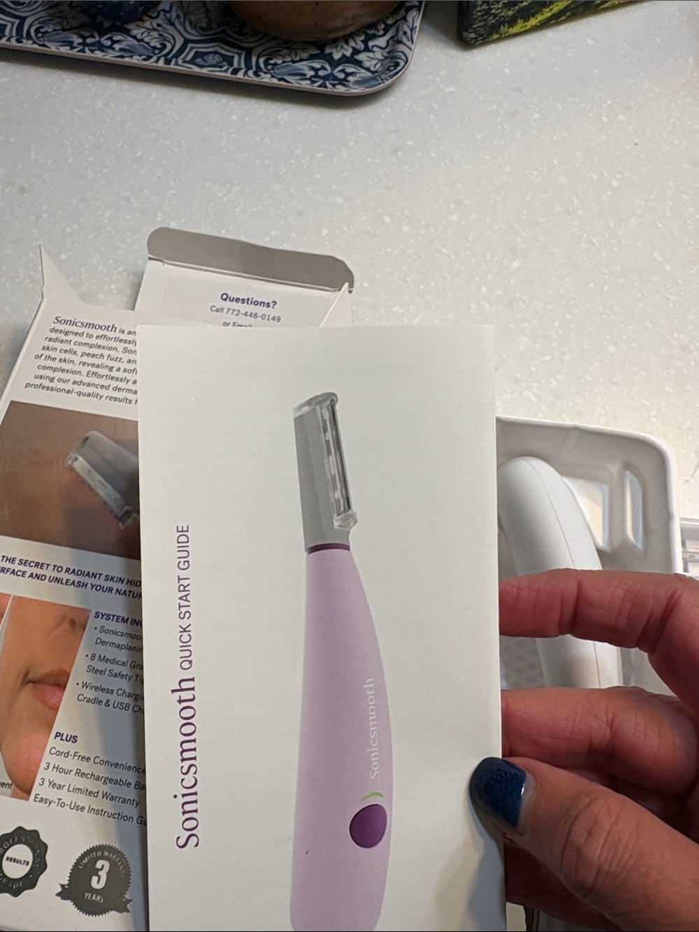 Michael Todd Sonicsmooth White Sonic Dermaplaning & Facial Hair Removal System - Picture 4 of 4